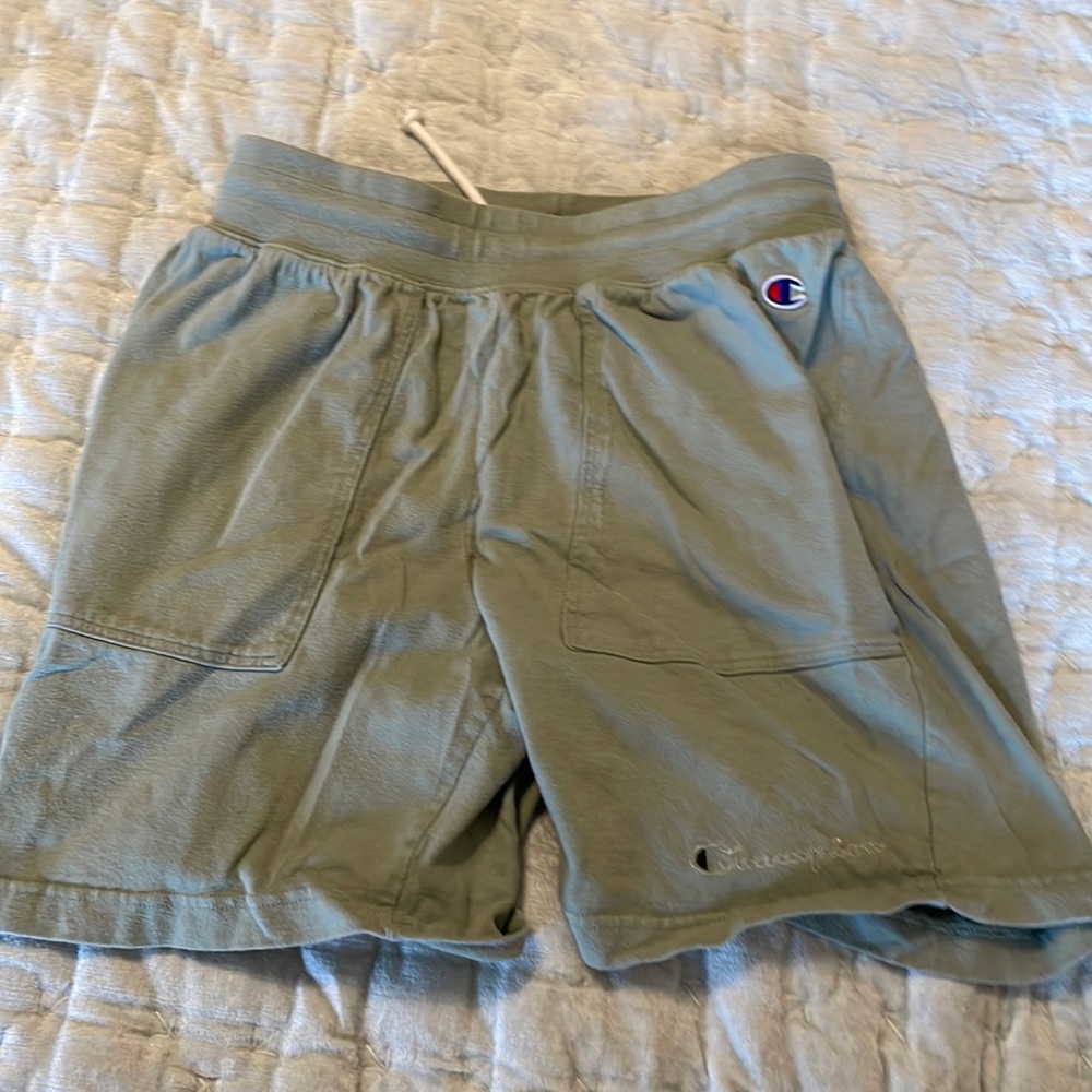Champion cotton shorts in light green men’s medium
